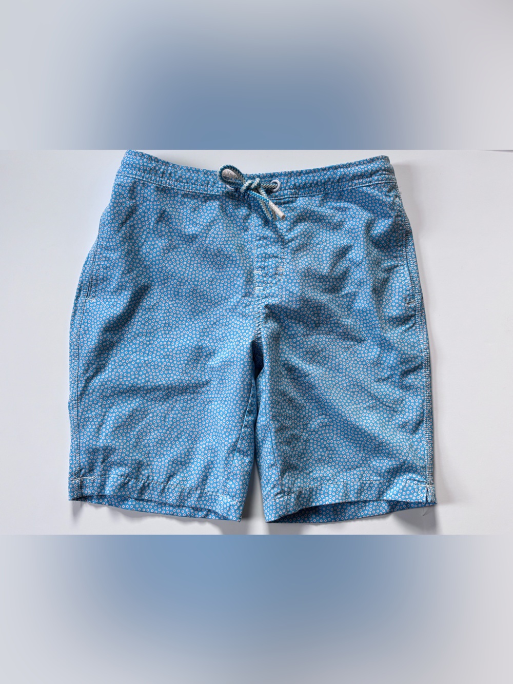 johnnie-O Blue Micro Circle Swim Shorts